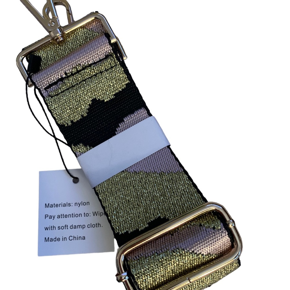 Ahdorned Blush Camo Cross body Strap  NWT
